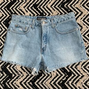 Vintage London Jean High Waisted Cutoff Shorts
